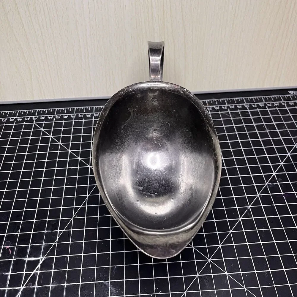 Oneida 18/8 Stainless Steel Gravy Boat Sauce Server Japan Simple MCM vintage